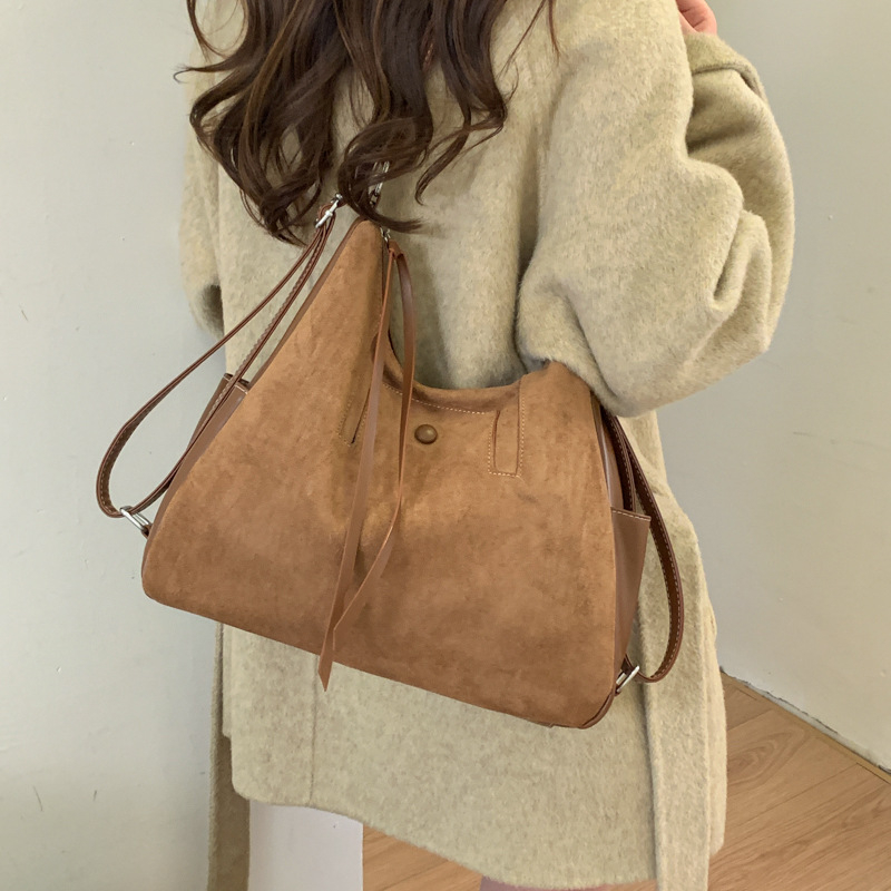 Rucsac pentru femei — stil retro de călătorie, capacitate mare pentru școală/navetă; PU, formă orizontală pătrată, fermoar, buzunar intern pentru telefon, căptușeală poliester-bumbac