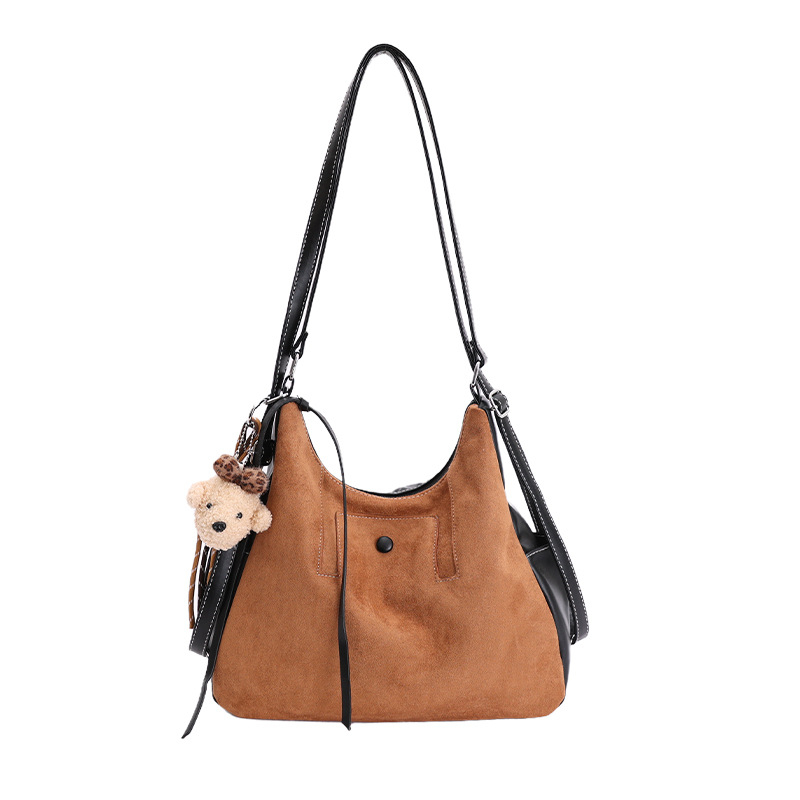 Rucsac pentru femei — stil retro de călătorie, capacitate mare pentru școală/navetă; PU, formă orizontală pătrată, fermoar, buzunar intern pentru telefon, căptușeală poliester-bumbac