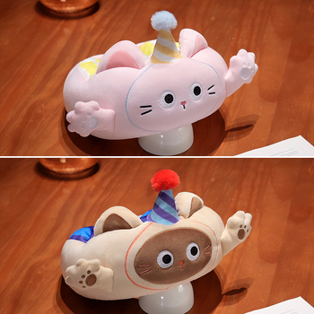 U-tvarovaný vankúš na krk na cestovanie a do auta, prenášací vankúš s PP bavlnenou výplňou, látka: elastický velúr + ľadový hodváb velúr, kreslený štýl