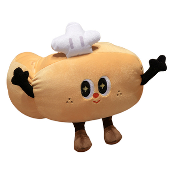 Perne gât în formă U din pluș pentru călătorii — umplutură PP cotton, stil desen animat, portabil, potrivit pentru zboruri