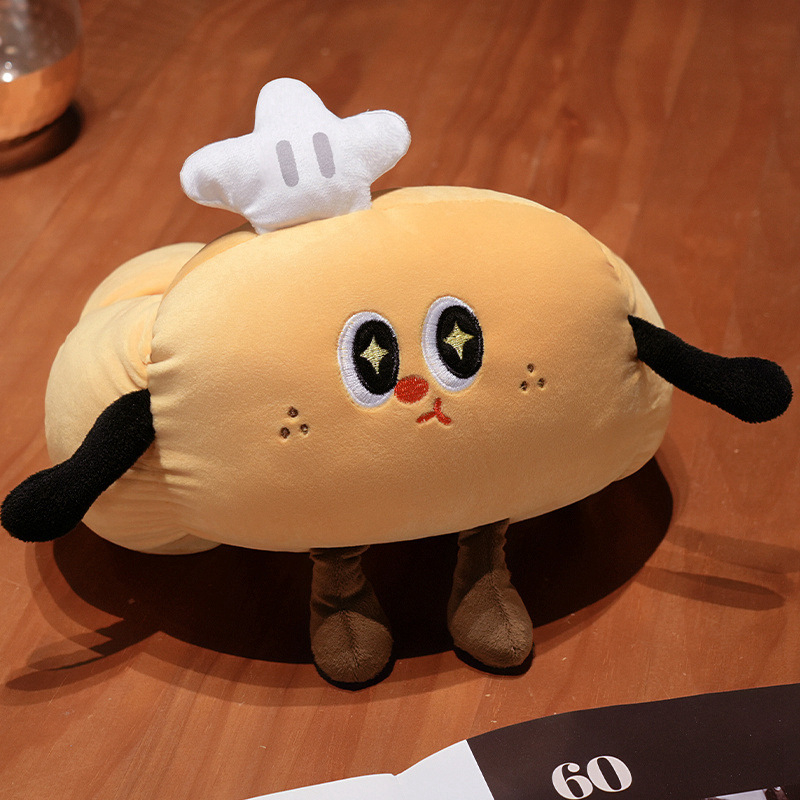 Perne gât în formă U din pluș pentru călătorii — umplutură PP cotton, stil desen animat, portabil, potrivit pentru zboruri