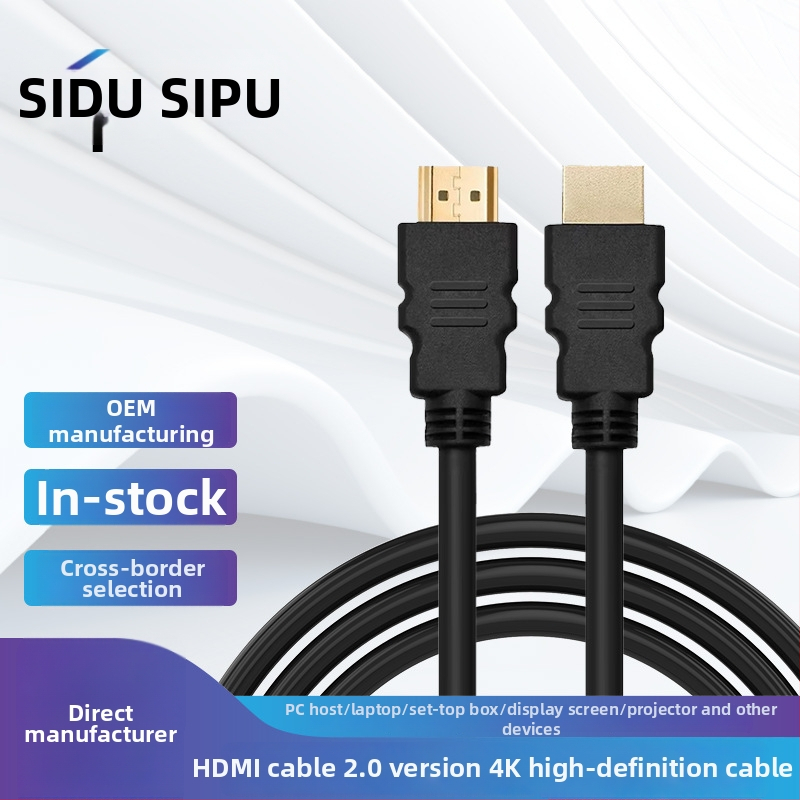 HDMI kábel 2.0, podpora 4K, pozlátené konektory, vodič z ocele potiahnutý meďou, M-M HDMI