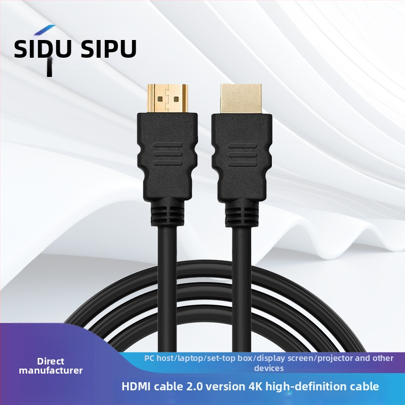 HDMI kábel 2.0, podpora 4K, pozlátené konektory, vodič z ocele potiahnutý meďou, M-M HDMI
