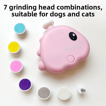 Elektrický pilník na nechty pre domáce zvieratá – mačky a psy, kreslený dizajn, 87 g na jednotku, 120 kusov na kartón