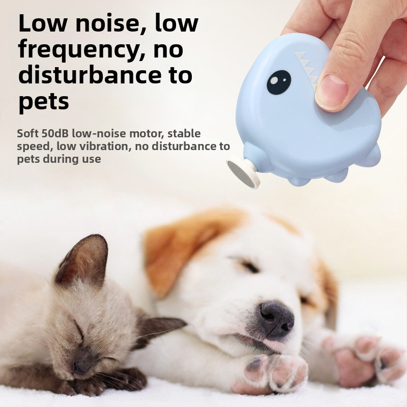 Elektrický pilník na nechty pre domáce zvieratá – mačky a psy, kreslený dizajn, 87 g na jednotku, 120 kusov na kartón