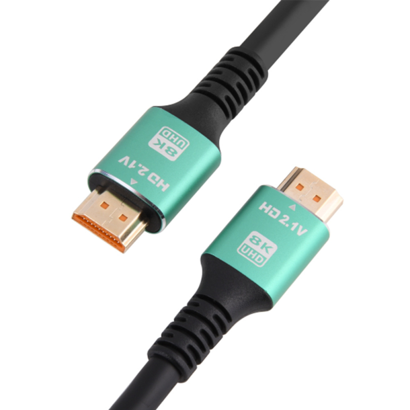 HDMI kábel 8K/60Hz s pozlátenými konektormi, vodiče z bezkyslíkovej meďe, 19+1 jadro, adaptér kábel