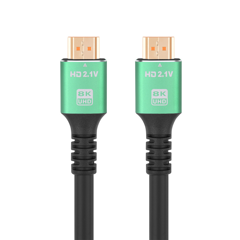 HDMI kábel 8K/60Hz s pozlátenými konektormi, vodiče z bezkyslíkovej meďe, 19+1 jadro, adaptér kábel