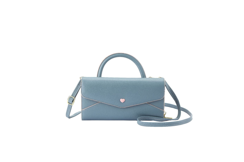 PU kožená kabelka na rameno – mestský štýl, jednofarebný vzor, značka Lbs, model 1325