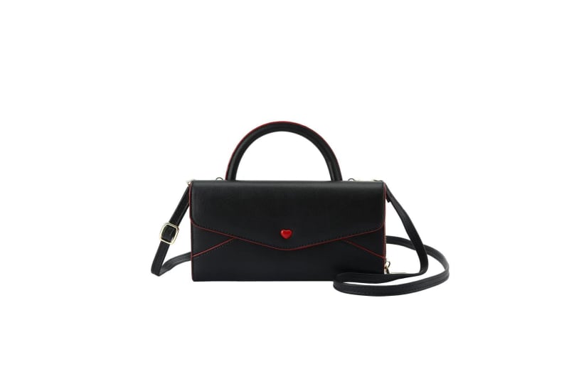 PU kožená kabelka na rameno – mestský štýl, jednofarebný vzor, značka Lbs, model 1325