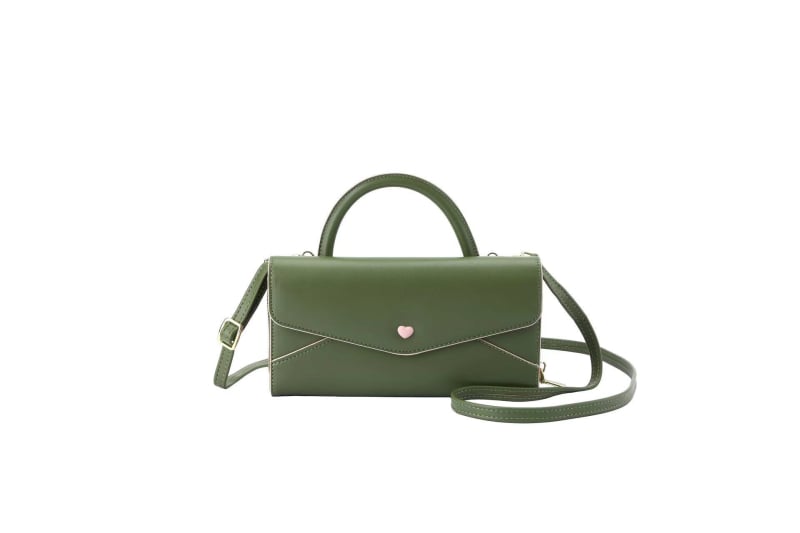 PU kožená kabelka na rameno – mestský štýl, jednofarebný vzor, značka Lbs, model 1325