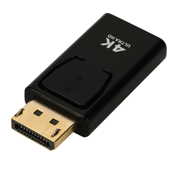 Adaptor DP către HDMI, conector HDMI femeie, 4K@30Hz, conductori din cupru placati cu aur, distribuitor cu mai multe ieșiri