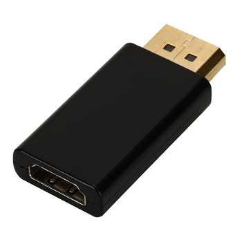 Adaptor DP către HDMI, conector HDMI femeie, 4K@30Hz, conductori din cupru placati cu aur, distribuitor cu mai multe ieșiri