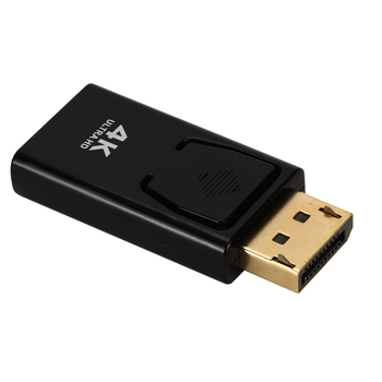 Adaptor DP către HDMI, conector HDMI femeie, 4K@30Hz, conductori din cupru placati cu aur, distribuitor cu mai multe ieșiri