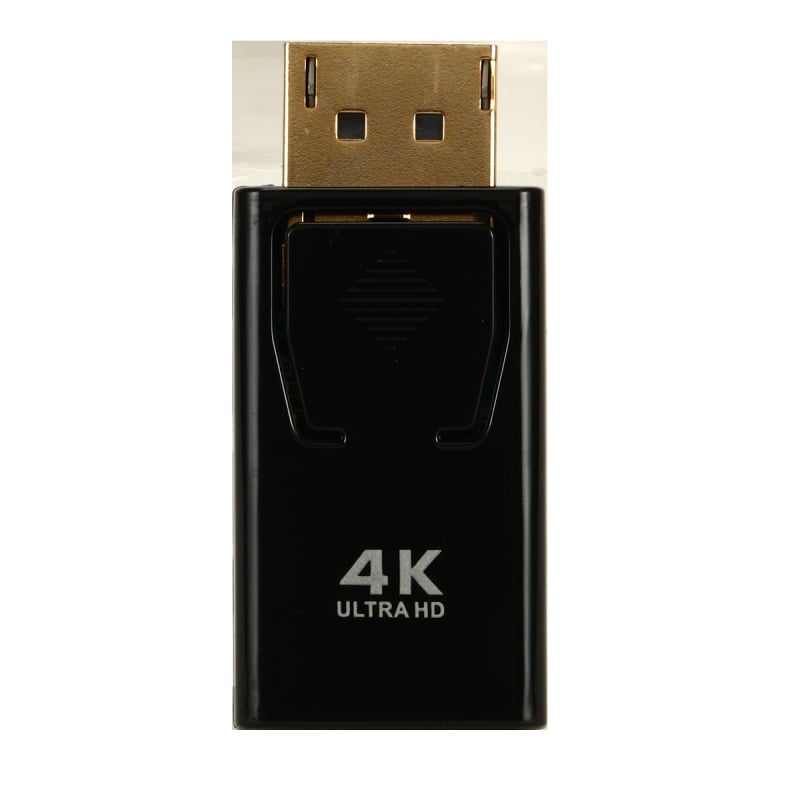 Adaptor DP către HDMI, conector HDMI femeie, 4K@30Hz, conductori din cupru placati cu aur, distribuitor cu mai multe ieșiri