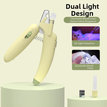 Mačacie kliešte na nechty s integrovaným pilníkom pre domáce zvieratá (Nie je dovážaný; licencovateľné súkromné značky)