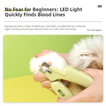 Mačacie kliešte na nechty s integrovaným pilníkom pre domáce zvieratá (Nie je dovážaný; licencovateľné súkromné značky)