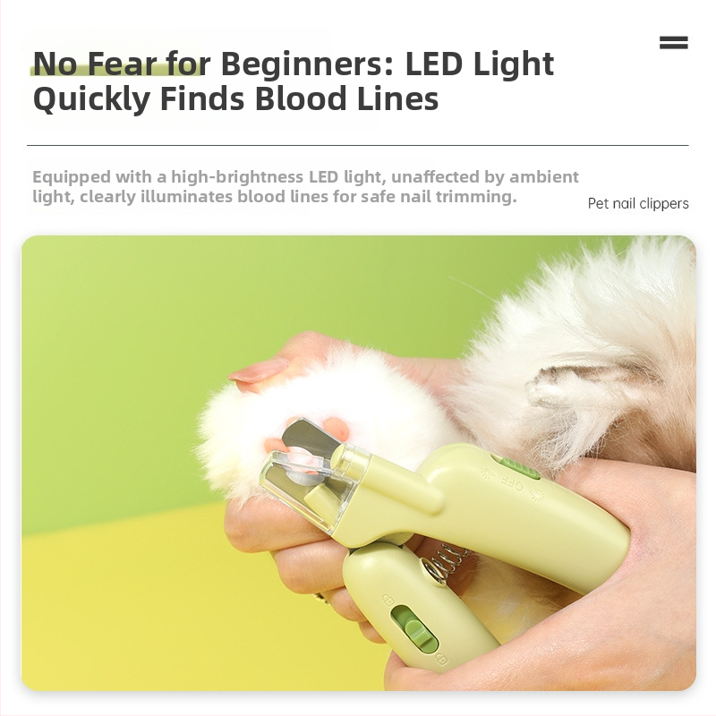 Mačacie kliešte na nechty s integrovaným pilníkom pre domáce zvieratá (Nie je dovážaný; licencovateľné súkromné značky)