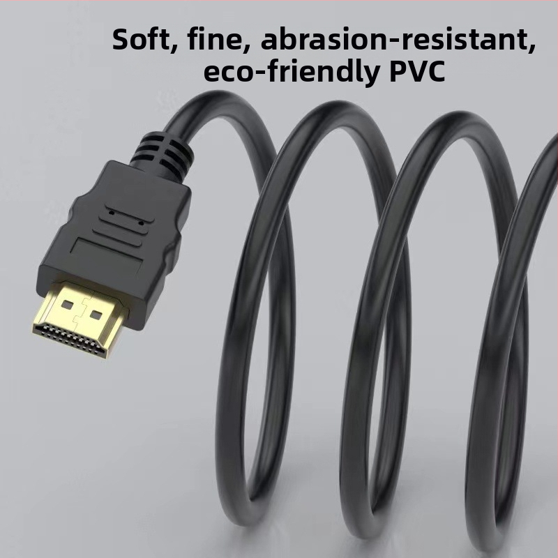 Kábel pre pripojenie set-top boxu k monitoru, HDTV, počítaču, televízoru a projektoru – dĺžka 1,5 m, medený dátový kábel s adaptérom, 3D dátový kábel
