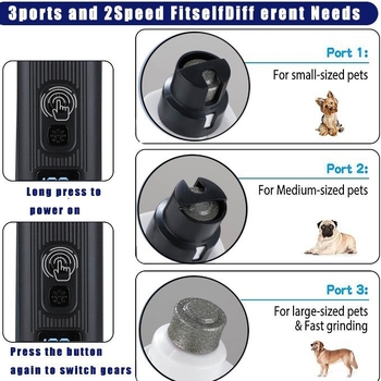 Kliešte na nechty pre domáce zvieratá s LED svetlom pre psy, 150 kusov v balení