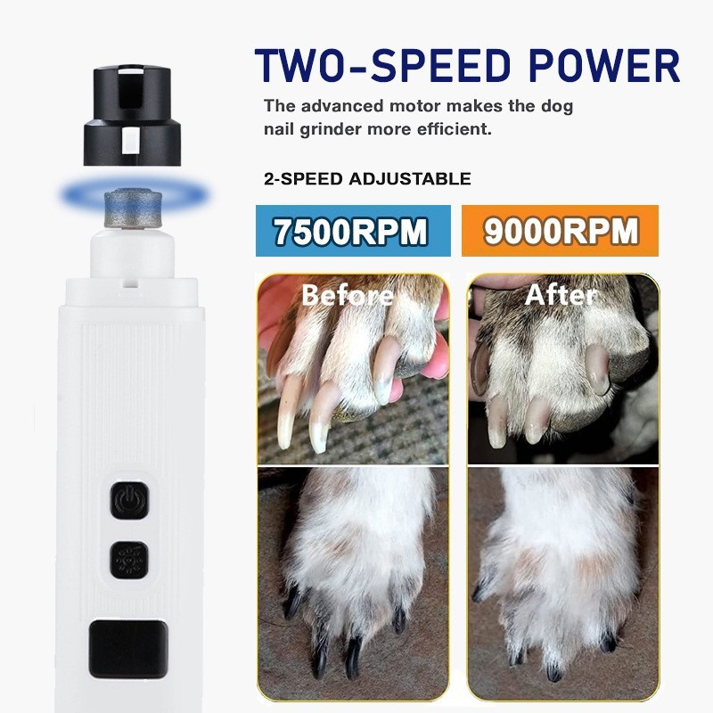 Kliešte na nechty pre domáce zvieratá s LED svetlom pre psy, 150 kusov v balení