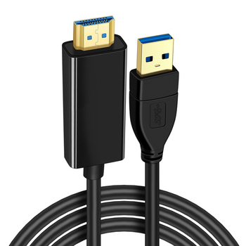USB 3.0 към HDMI дисплей кабел за настолни и лаптоп компютри – дублиране на екрана, USB/HDMI интерфейс, Digital Fox