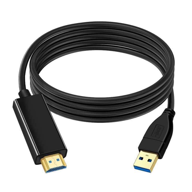 USB 3.0 към HDMI дисплей кабел за настолни и лаптоп компютри – дублиране на екрана, USB/HDMI интерфейс, Digital Fox
