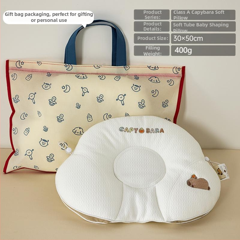 Kūdikio formuojanti pagalvė, apvalios formos, Lyocell pluošto audinys, 1–5 cm aukštis, skirta kūdikiams, kitos funkcionalios pagalvės