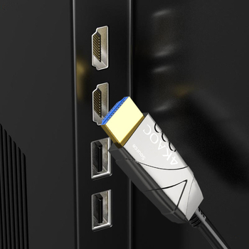 Cablu HDMI cu fibră optică, 4K60Hz, calitate inginerească, trecere prin perete, conectori placati cu aur