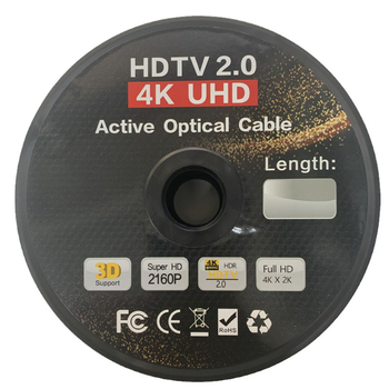 Cablu HDMI cu fibră optică, 4K60Hz, calitate inginerească, trecere prin perete, conectori placati cu aur