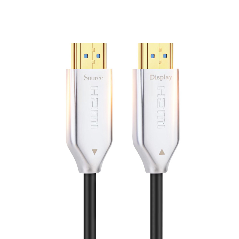 Оптичен HDMI кабел 2.0, 4K60Hz, за свързване на компютър към телевизор, AOC HDMI кабел, златни контакти, дължина 10–100 м