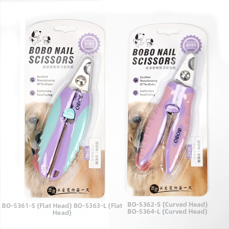 Kliešte na nechty pre domáce zvieratá, nerezová oceľ, značky Bobo, pre psov, balenie 100 kusov