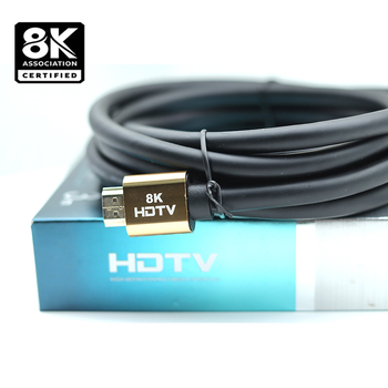 Cablu HDMI 2.1 cu contacte placate cu aur, conductoare din cupru, suportă 8K60Hz și 4K120Hz