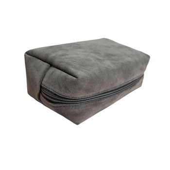 osemuholníková velúr kozmetická taška na domáce skladovanie s polyesterovou podšívkou