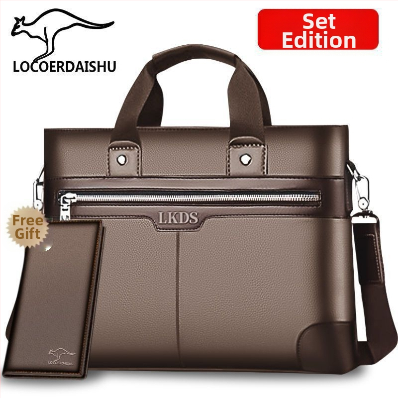 Biznesa soma — PU materiāls, 14 collu klēpjdators, PU iekšējā odere, piemērota biznesa ceļojumiem