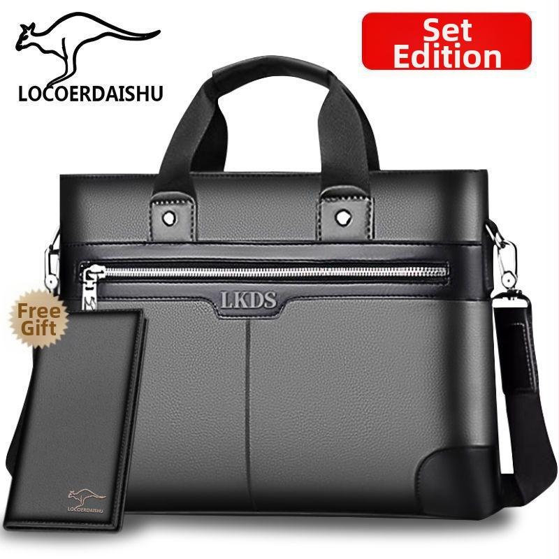 Biznesa soma — PU materiāls, 14 collu klēpjdators, PU iekšējā odere, piemērota biznesa ceļojumiem