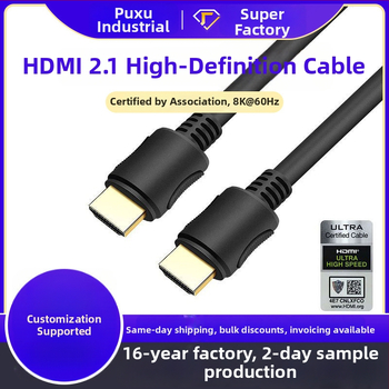 HDMI kábel, model HDMI 04, meďový vodič, postriebrený povrch, adaptér, OEM súkromná značka k dispozícii