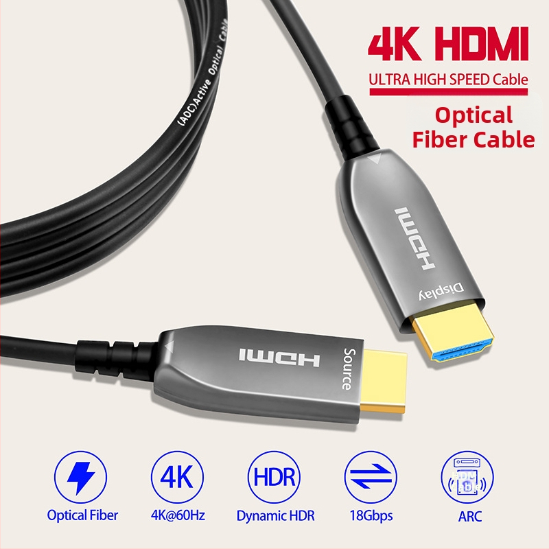 FS-4001 HDMI optički kabel vlakna s pozlaćenim priključcima i adapter kabelom