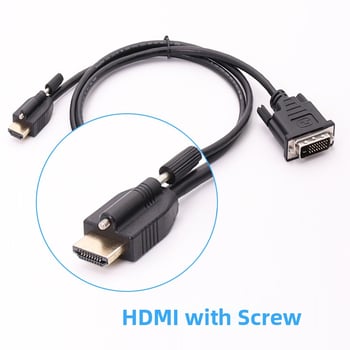 Cablu adaptor VGA către DVI (24+1) – Interfață HDMI, Fir de cupru, Lungime 3,25 m, Compatibil PC
