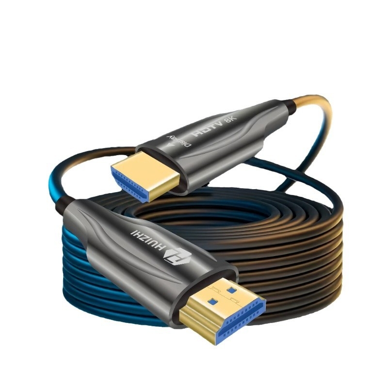 Cablu HDMI optic AOC, 8K2.1, activ, interfață HDMI, lungime 10–300 m, contacte placate cu aur