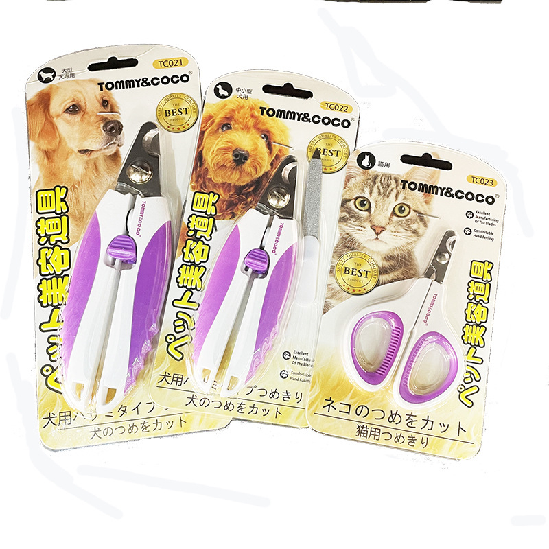 Cooldy kutyák körömvágó készlet - rozsdamentes acél, körömreszelő, 48 darab