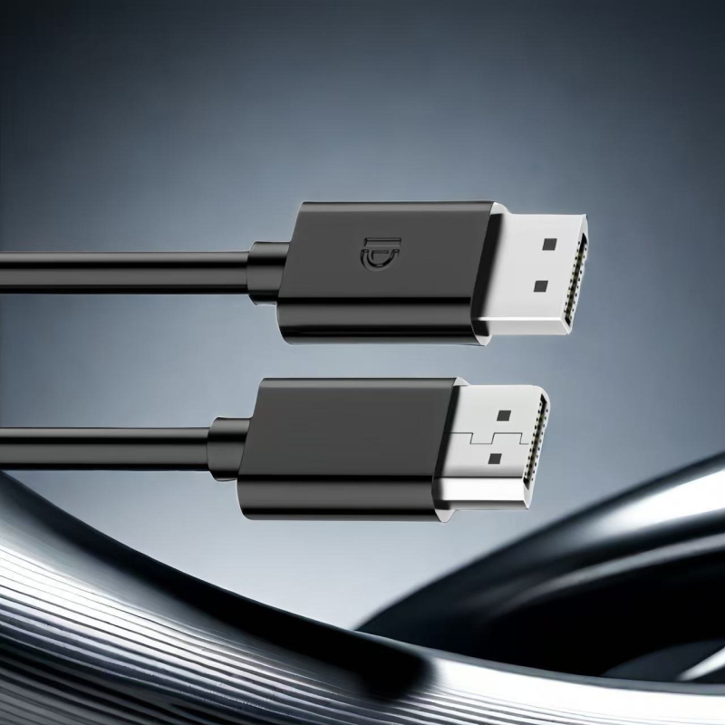 Cablu DP la MiniDP pentru TV, cablu adaptor, compatibil 4K/144 Hz, 1,5–1,8 m, oțel acoperit cu cupru, nichelat