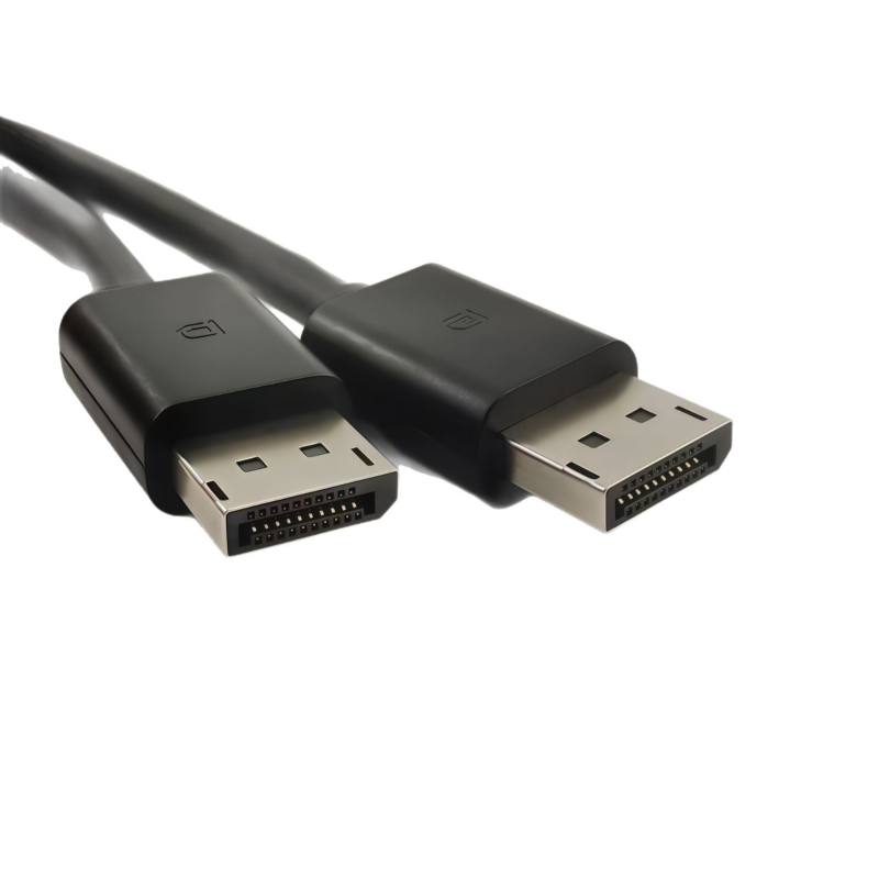 Cablu DP la MiniDP pentru TV, cablu adaptor, compatibil 4K/144 Hz, 1,5–1,8 m, oțel acoperit cu cupru, nichelat