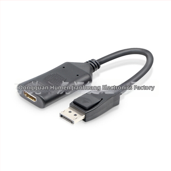 Adaptor DP la HDMI activ cu EDID integrat pentru afișare pe mai multe ecrane, interfață HDMI, cablu din cupru