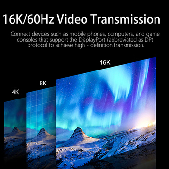 Cablu adaptor Type-C Thunderbolt 5 cu lățime de bandă 80Gbps, încărcare rapidă PD 240W, ieșire video 16K60Hz