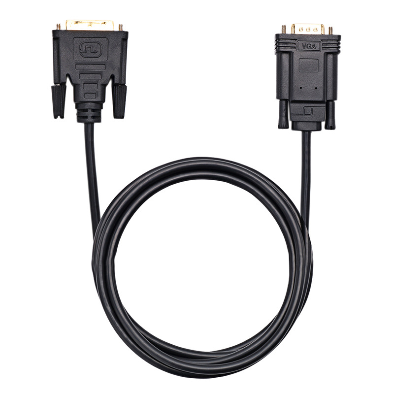 Adaptor activ DVI-I 24+1 la VGA, cablu M-M cu IC, 2 m, pentru PC