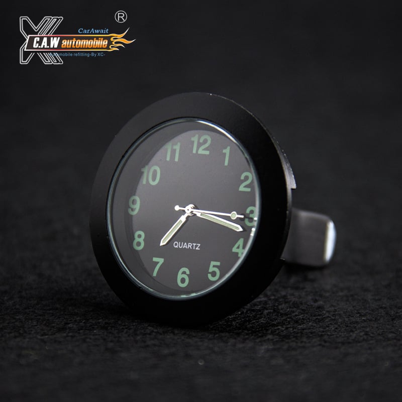 Ceas auto cu cuarț, carcasă circulară, marcă Calway, etichetă privată licențiată
