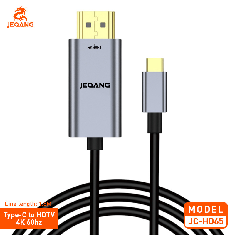 Type-C kabel za HDTV za iPhone 15 i notebook, 4K60Hz, niklirani konektori