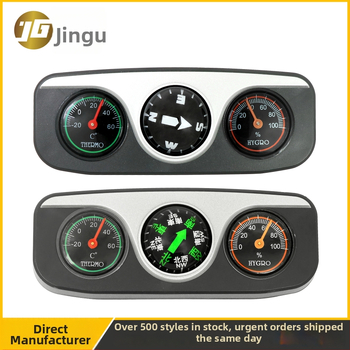 LC-3 automobilių kompasas su termometru ir higrometru, Jinggu, licencijuojamas privatus ženklas