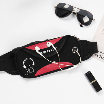 Borsetă de talie pentru copii, pentru sporturi în aer liber, unisex, material de diving, respirabil, impermeabil, ultraușor, extensibil, vară 2024