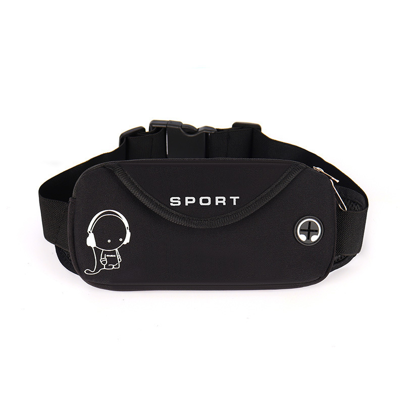 Borsetă de talie pentru copii, pentru sporturi în aer liber, unisex, material de diving, respirabil, impermeabil, ultraușor, extensibil, vară 2024